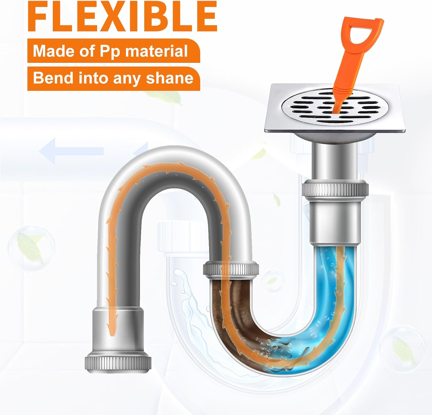 4-Pack 20-Inch Drain Snake, Fl - đánh giá và giá Drain Snake Flexible
