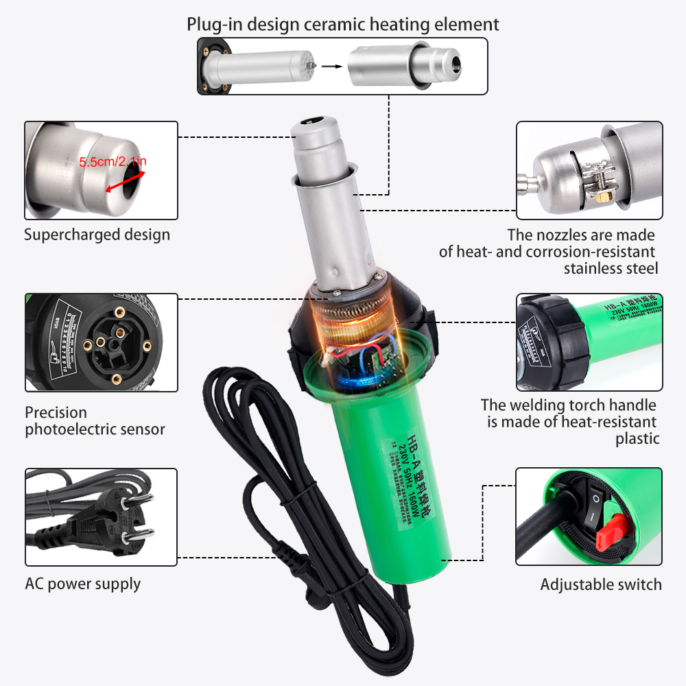 220V 1600W Plastic Welding Gun - đánh giá và giá Pipe Freeze Spray