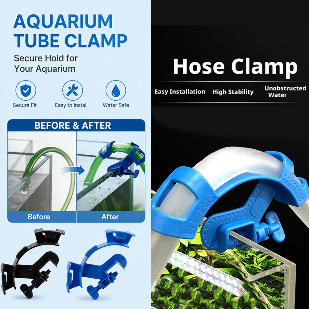 New Aquarium Filtration Holder - đánh giá và giá Plastic Pipe Clip