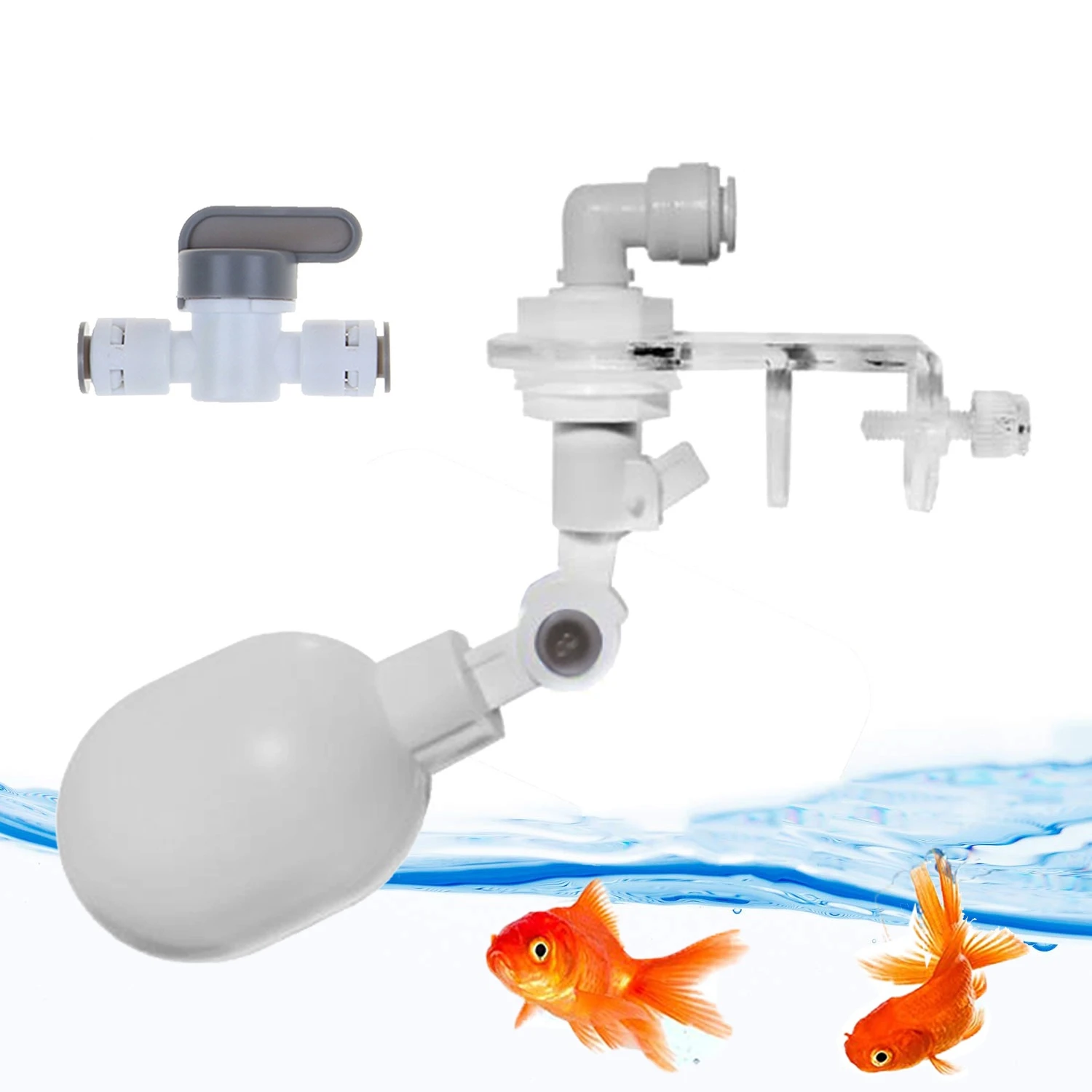 Auto Aquarium Water Changer Ki - đánh giá và giá Float Ball Valve