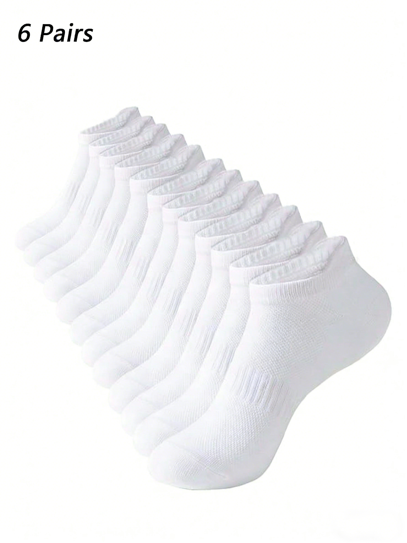 6 Pairs Women Men White Ankle  - đánh giá và giá Pipe Bending Spring