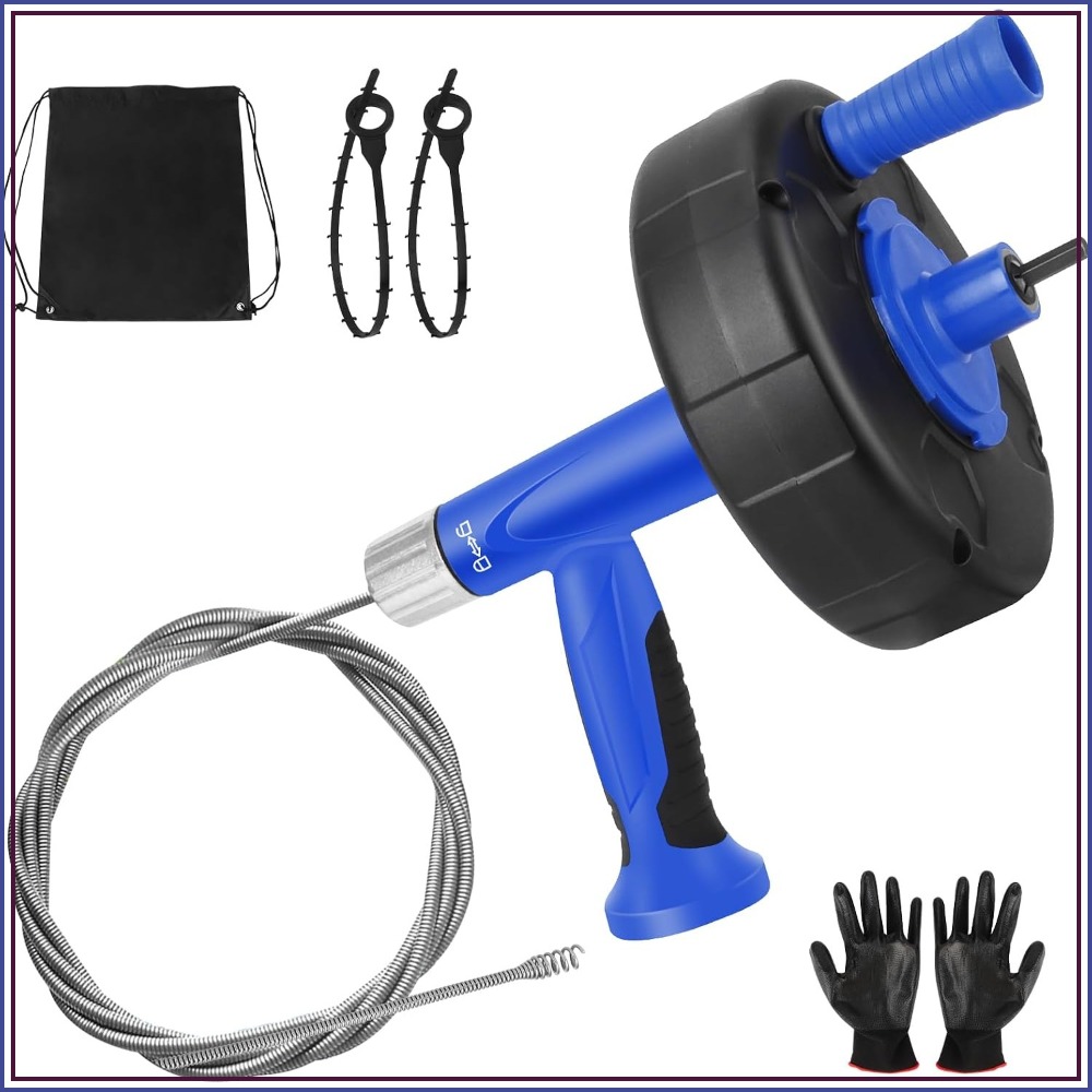 25FT Drain Snake with Drill Ad - đánh giá và giá Drain Snake Flexible