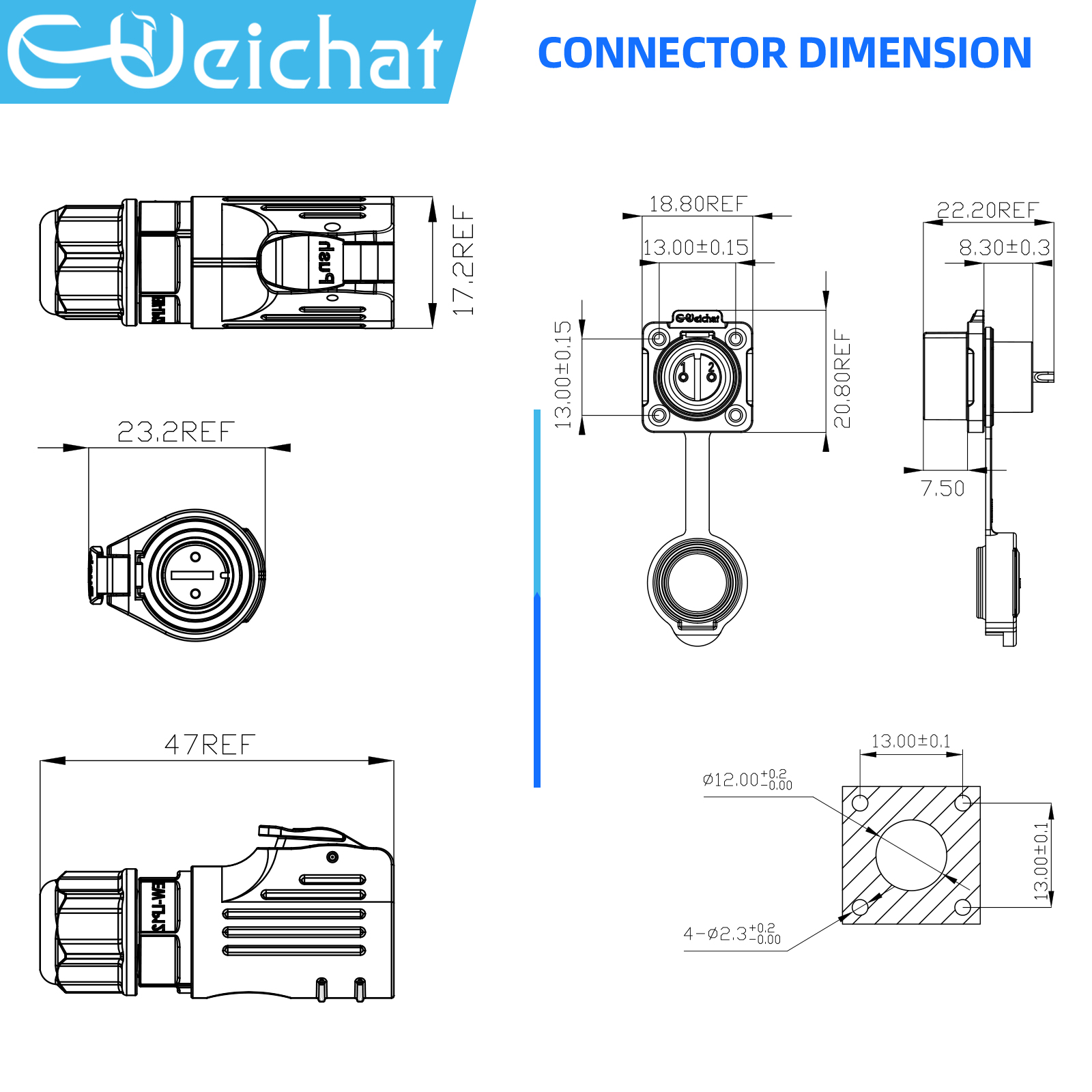 LP12 M12 IP68 Waterproof Outdo - đánh giá và giá Push Fit Connector