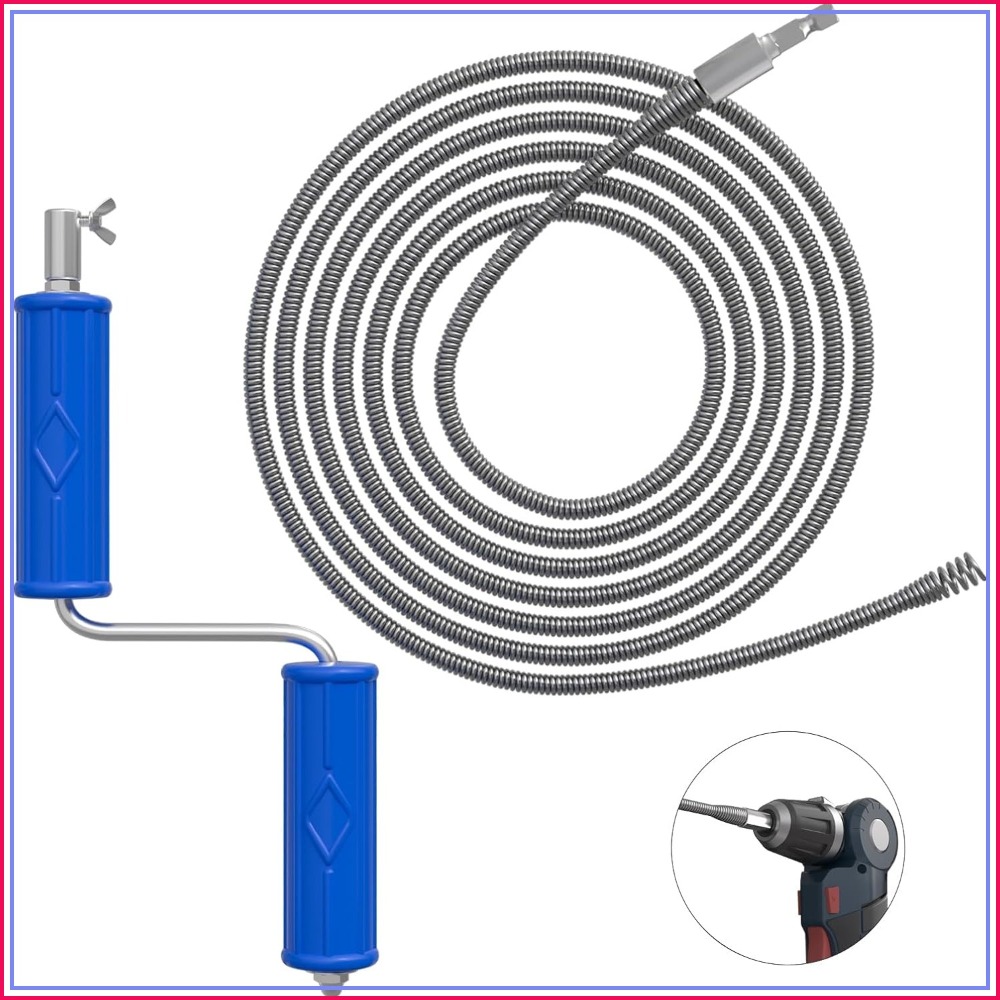 Drain Snake 16.4ft x 6mm Auto  - đánh giá và giá Drain Snake Flexible