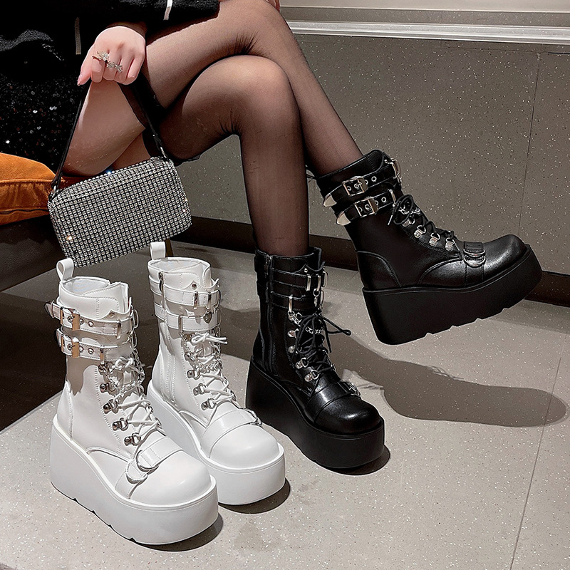 Punk Style Women's Boots Brand - đánh giá và giá Pipe Bending Spring